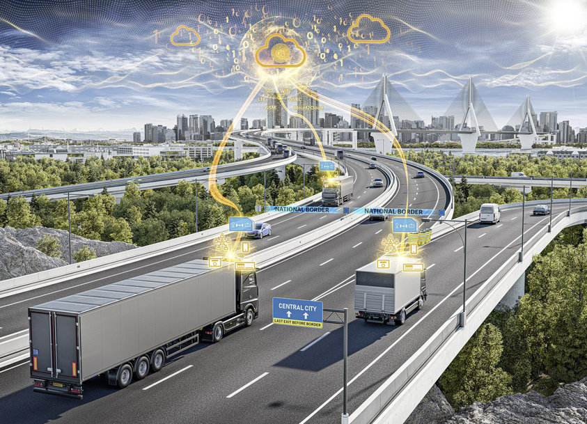 Péage par tachygraphe : Axxès et Continental annoncent le lancement du premier service de télépéage sans OBU pour les flottes de camions